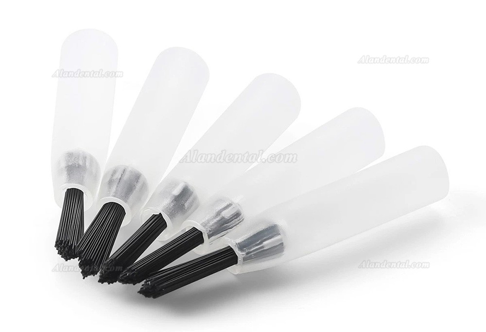 100pcs Disposable Dental Applicator Tips Brush + 2pcs Handles Replaceable Composite